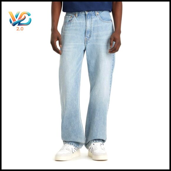 Loose Straight Fit Jeans Classic Retro Denim Casual Comfortable Everyday Wear